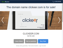 Tablet Screenshot of clickeer.com